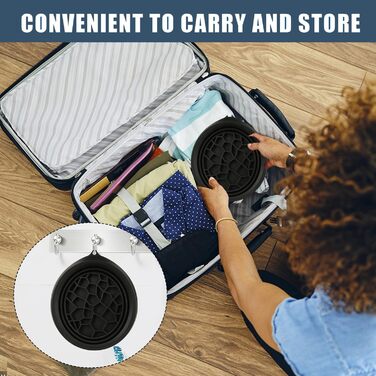 Складаний умивальник із вбудованим лотком для кубиків льоду, силіконовий крижаний складний умивальник для обличчя, охолоджувач води з льодом для обличчя для заспокоєння шкіри, зменшує набряки