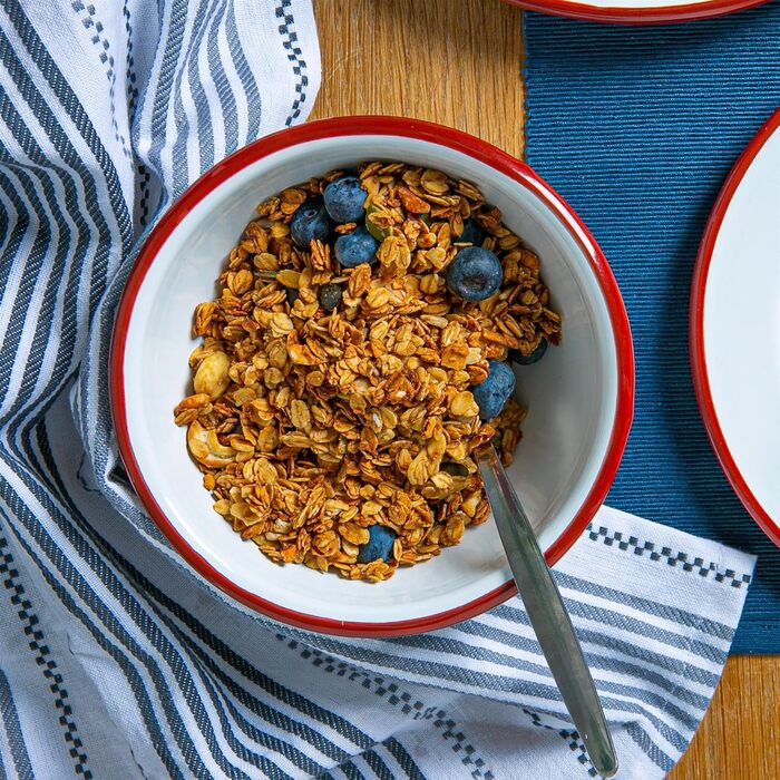 Аргонові столові прибори Білі емальовані миски - 16 см - 4 кольори