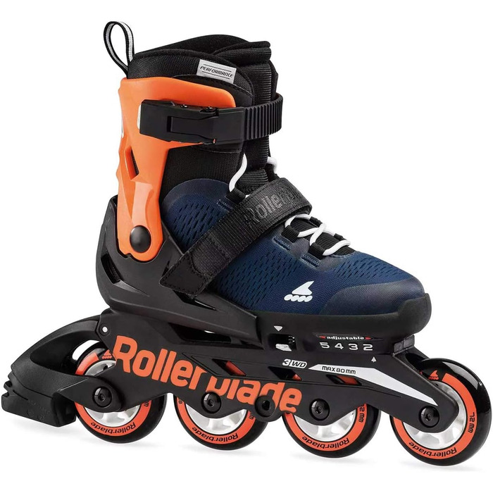 Роликові ковзани для хлопчиків Microblade Inline Skate 230 Midnight Blue / Warm Orange