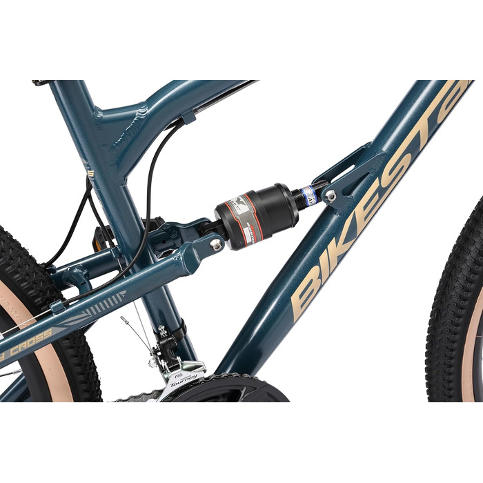 Повністю алюмінієвий гірський велосипед BIKESTAR з 21-швидкісною коробкою передач Shimano, дисковими гальмами, шинами 26, 27,5, 29 дюймів рама 16, 16,5, 17,5 дюймів БЕЗРИЗИКОВА ПРОБА Шини 29 дюймів рама 17,5 дюймів 29 дюймів синього кольору