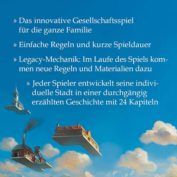 Моє місто - Ваше місто стає унікальним, Різноманітний сімейний набір для 2-4 гравців, Вік 10, Гра в стилі "Легасі", Настільна гра, Гра для вечірки, 691486