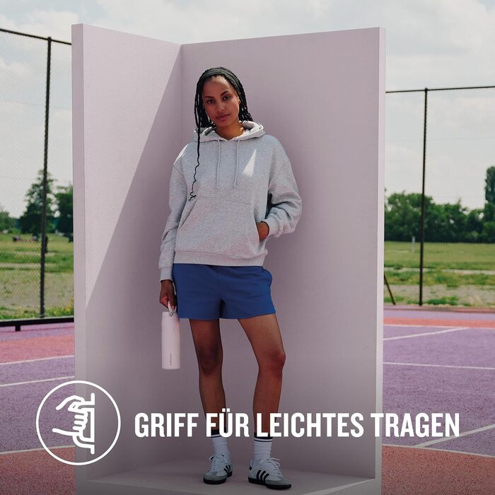 Пляшка для пиття Stanley Flip Straw 2.0 з трубочкою 0.7 л - Термокружка зберігає напої холодними протягом 10 годин - 3 днів - Без BPA - Герметична - Підстаканник сумісний з тримачем - Можна мити в посудомийній машині - Рожевий кварц 700 мл