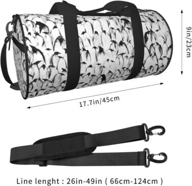 Стильна дорожня сумка з пінгвінами, спортивна сумка для чоловіків та жінок, сумка-мішок, спортивна сумка