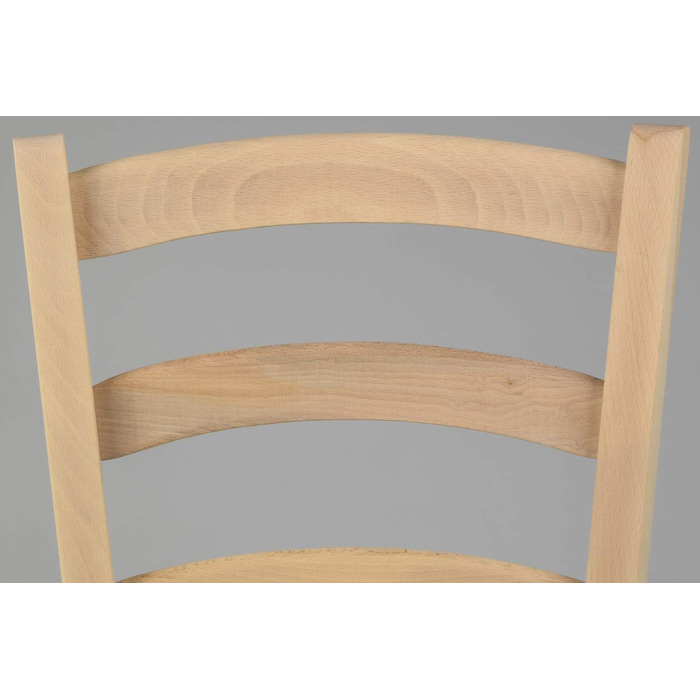 Комплект із 2 стільців Venezia для кухні та їдальні, міцний каркас з полірованої букової деревини, необроблене та 100 натуральне поліроване дерев&39яне сидіння. Комплект із 2 дерев&39яних стільців.