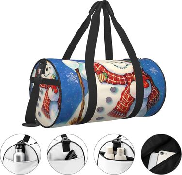 Яскрава дорожня сумка З Різдвом, спортивна сумка для чоловіків та жінок, сумка-мішок, спортивна сумка