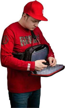 Доросла міська сумка унісекс Rapala RUCSB, камуфляж чорного кольору, унікальна