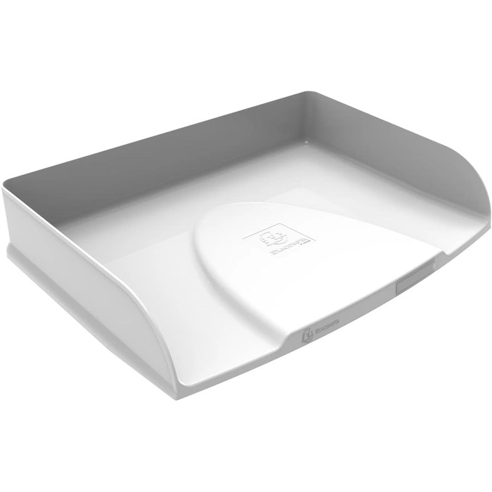 Арт. 10513D Комплект із 6 горизонтальних лотків для листів Combo Styli Autentik для альбомної орієнтації документів тримач етикеток у комплекті штабелюється розміри 25,5 x 36,5 x 6,5 см Білий A4 - 500 аркушів, комплект із 6 предметів, білий