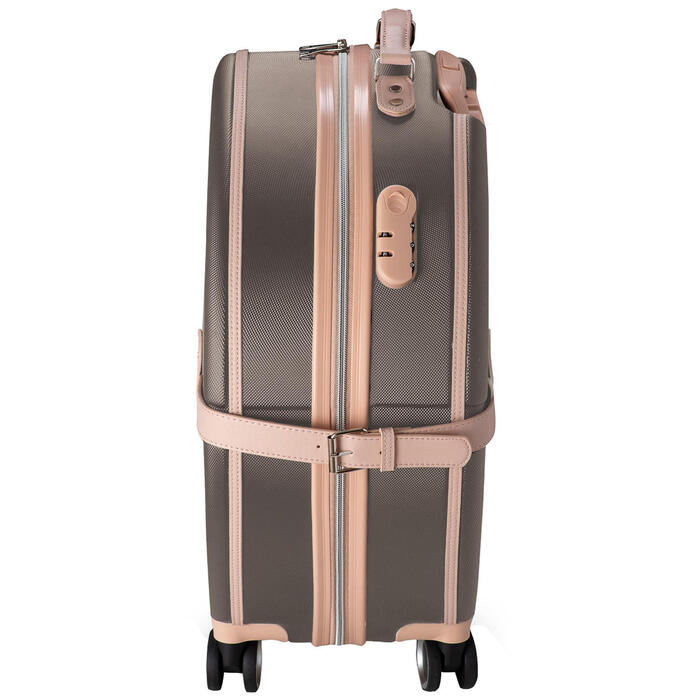 Валіза Semi Line 24' (M) Brown/Pink Cream (T5673-3)