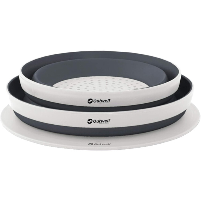 Набір складаних чаш та сит Outwell Collaps, 3 предмети