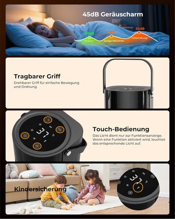 Енергозберігаючий вентилятор-обігрівач потужністю 2000 Вт, тихий керамічний швидкодіючий PTC-обігрівач з пультом дистанційного керування, таймером, функцією повороту на 70, світлодіодним дисплеєм для використання в офісі, спальні, ванній кімнаті, вдома, ч