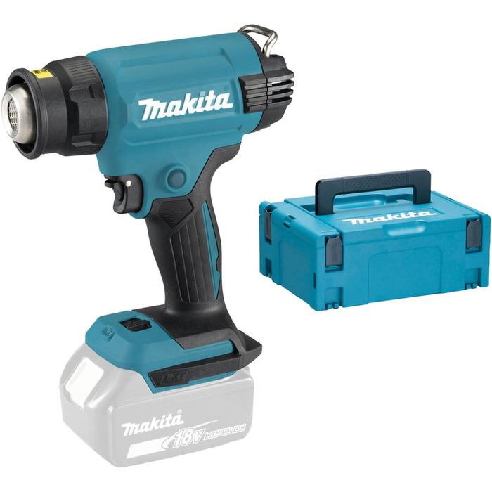 Теплова гармата Makita DHG181ZJ 18V Li-Ion LXT Поставляється в кейсі Makpac - акумулятори та зарядний пристрій не входять до компл