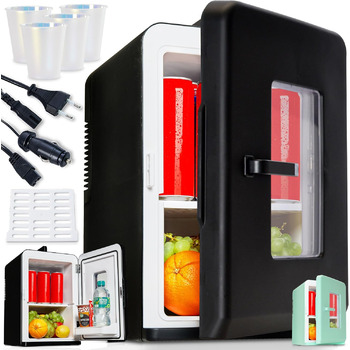 Міні-холодильник TOM 2в1 з функцією охолодження та нагрівання - 15 літрів - Портативні безшумні холодильники - для автомобіля, кем