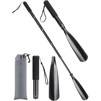 Довгий ріжок для взуття Mishell, телескопічний 41 97 см, висувний ріжок для взуття, довгий пластиковий ріжок для взуття з металево