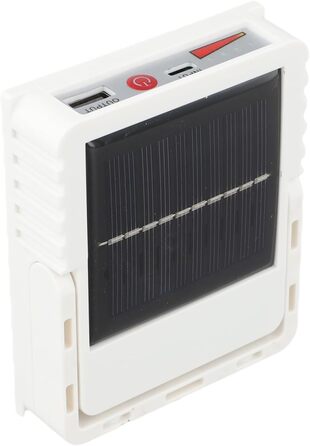 Сонячний кемпінговий ліхтар зі світлодіодом, 1200 мАг, функція заряджання через USB, перезаряджається для мобільних пристроїв, яскраве освітлення для кемпінгу та надзвичайних ситуацій, колір помаранчевий