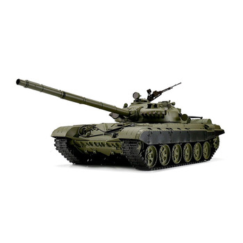 Радіокерований танк T-72 Heng Long 116 з функцією стрільби, димом, звуком та сталевою коробкою передач - 2,4Ghz V6.0 (Pro)