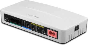 Джерело безперебійного живлення 5 В 9 В 12 В 24 В Mini UPS POE 11000 мАг Резервна батарея для WiFi роутера CCTV (розетка ЄС)