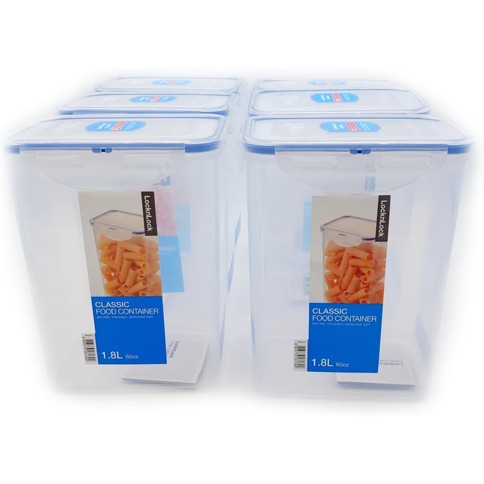 Прямокутних контейнерів для зберігання продуктів Schloss & Lock, 1,8 літра, для високих шаф, HPL813, 6