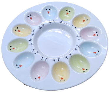 Блюдо для яєць LED Easter Chicken, 12 секцій, 26.5см (7199645)