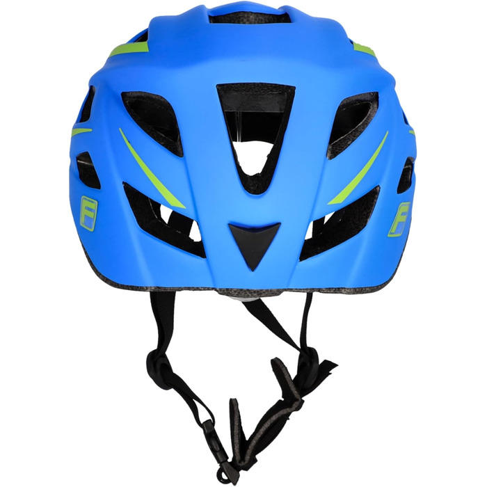 Велосипедний шолом FISCHER Unisex - дорослий шолом Urban Lano S/M, 52-59 см, синьо-жовтий