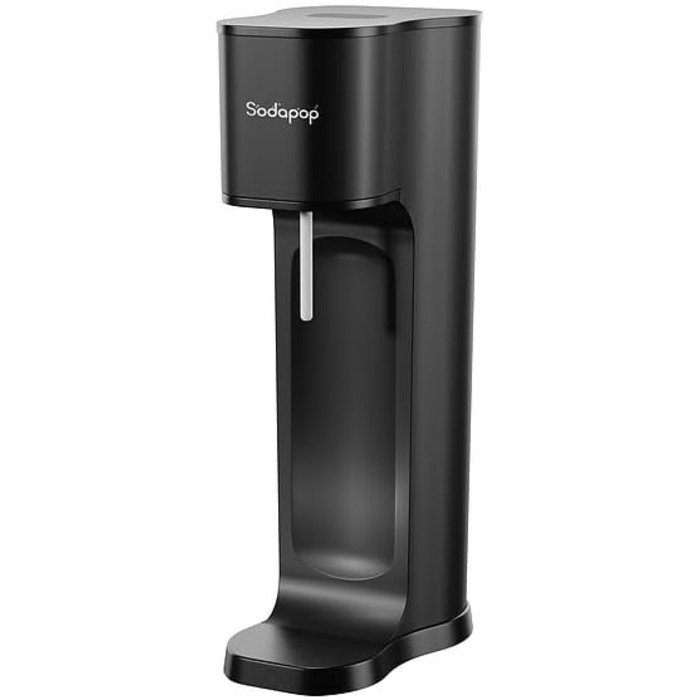 Стартовий набір Sodapop Soda Maker Joy Eco з циліндром CO і ПЕТ-пляшкою Виготовлений з переробленого матеріалу Чорний Висота 43 см