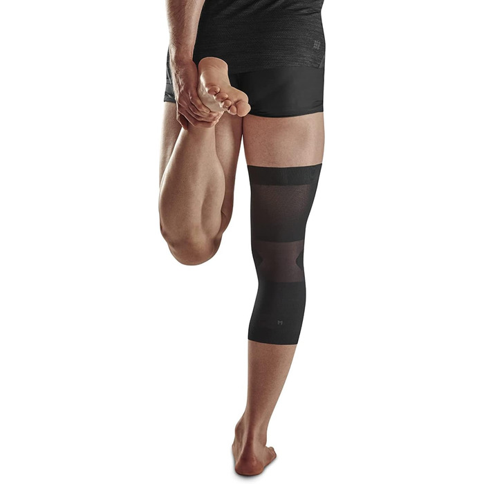 Ортопедичний наколінник Ortho, легкий, компресійний, унісекс Наколінник з м&39яким розвантаженням колінного суглоба Наколінник для стабілізації коліна Легкий та гнучкий наколінник, чорний, розмір S