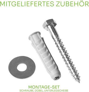 РІЗНІ Вішалка для одягу в індустріальному стилі - різні розміри, наприклад, 60 x 180 см - як настінна вішалка для курток та як вішалка для одягу - L-подібна, чорна, металева, Ш 60 x В 180 см
