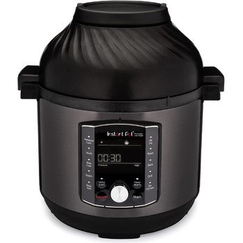 Електрична мультиварка Instant Pot Pro Crisp 11 в 1 - скороварка, фритюрниця, повільна плита, пароварка, гриль, дегідратор і сушар
