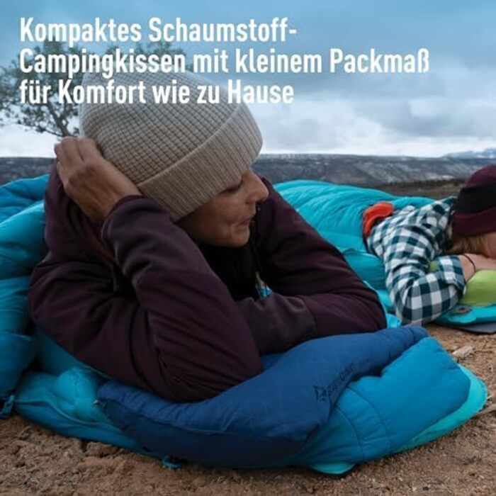 Подушка Sea to Summit FoamCore, сіра, велика, сіра