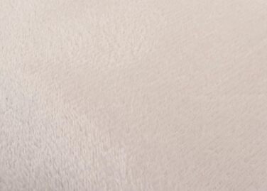 Крісло Mendler HWC-N43, Крісло-реклама з подушкою для підлоги, Складане крісло з 6 положеннями відкидання, Міцний каркас, Оксамит - Кремово-сірий