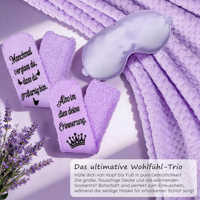 Подарунки Giftota для жінок, дівчини - Подарунок на день народження - Подарунковий набір для здоров&39я - Подарунки для швидкого одужання та підтримки - Ідеї подарунків для мами, сестри, доньки, колеги, тітки, дружини - Фіолетовий