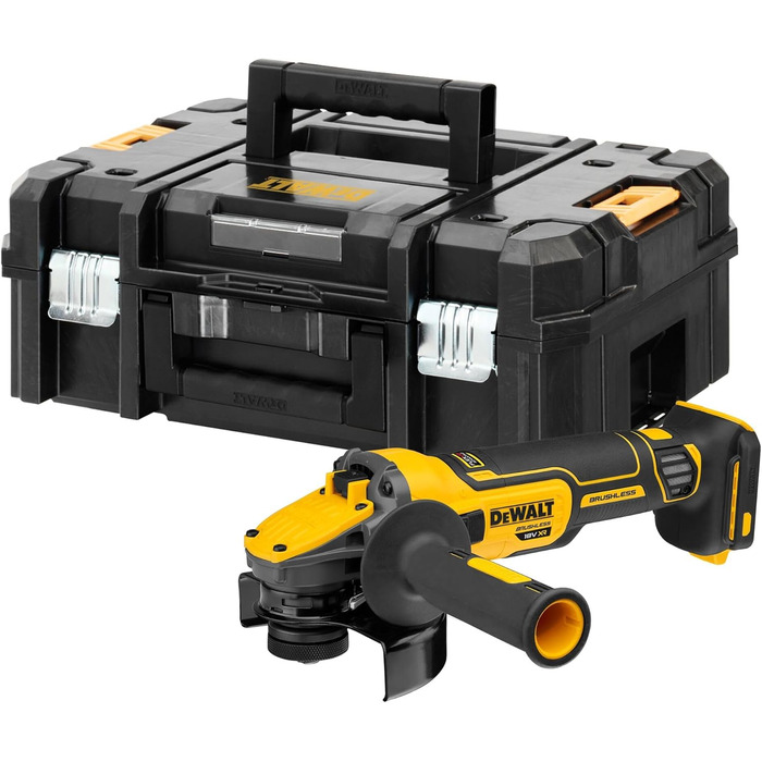 Акумуляторна кутова шліфувальна машина Dewalt 18V XR Flexvolt Advantage DCG409NT (125 мм, безщітковий двигун, електронне гальмо та