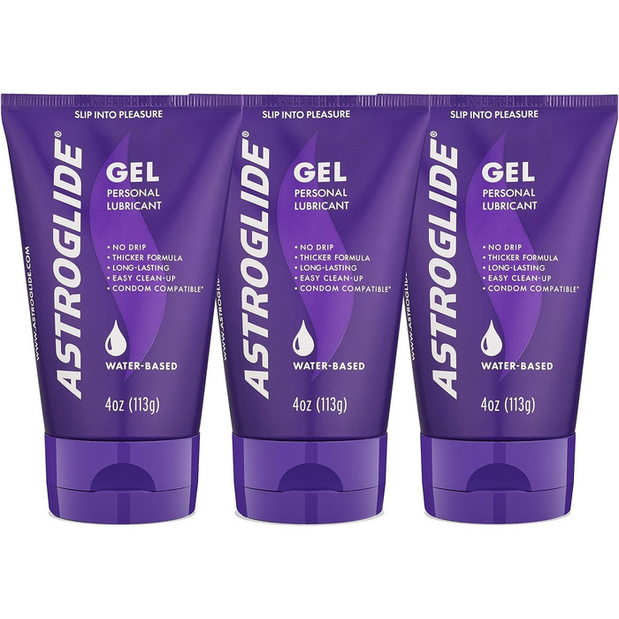 Лубрикант на водній основі Astroglide Super Slick, 3 шт. по 120 мл