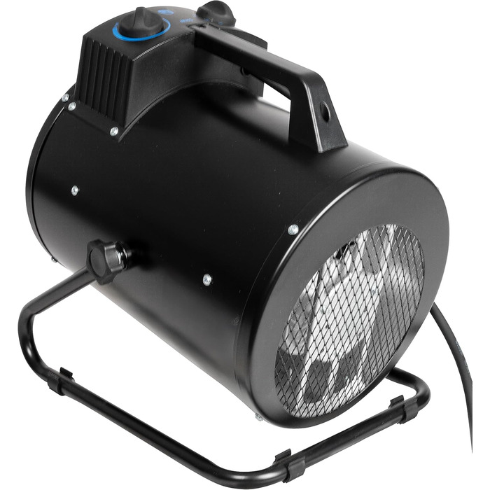 Електричний обігрівач, GEH 5000 R, висока напруга 5000 Вт / 400 В, термостат та захист від перегріву, 85131, синій