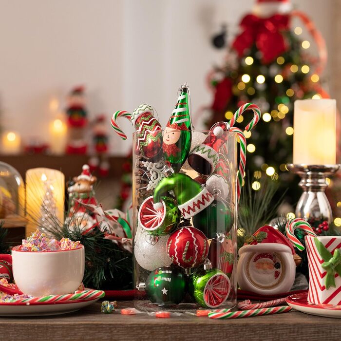 Набір з 40 різдвяних кульок для ялинки Victor's Workshop