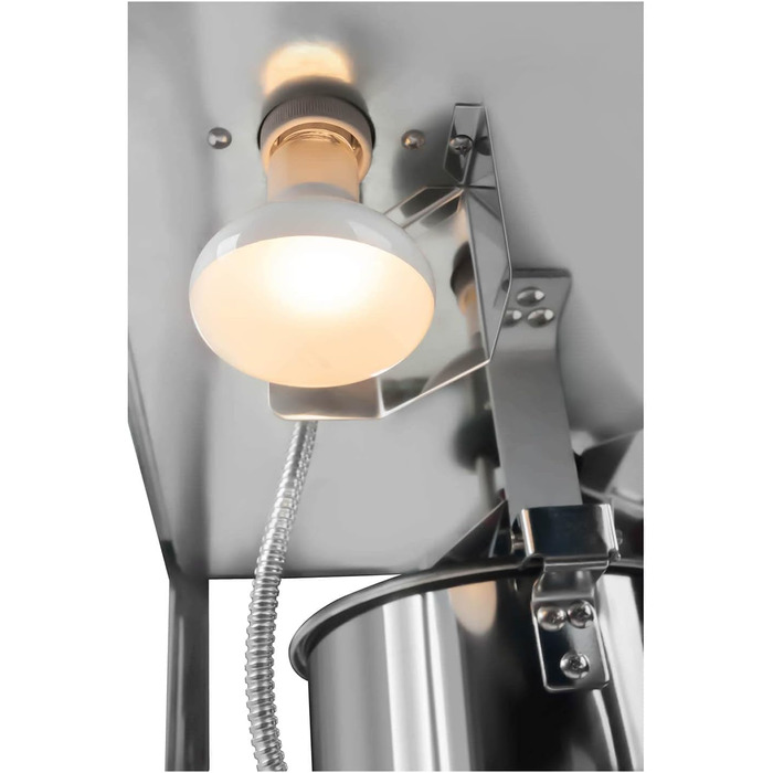 Машина для приготування попкорну Ретро Виробник попкорну Велика машина для приготування попкорну з чорним візком, 16.2