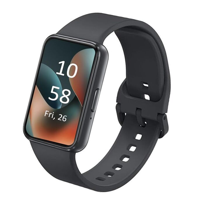 Трекер активності Samsung Galaxy Fit3 з ремінцем, 4 см 1,6-дюймовий дисплей, 256 МБ, Bluetooth, 36,8 г, сірий, версія для ЄС