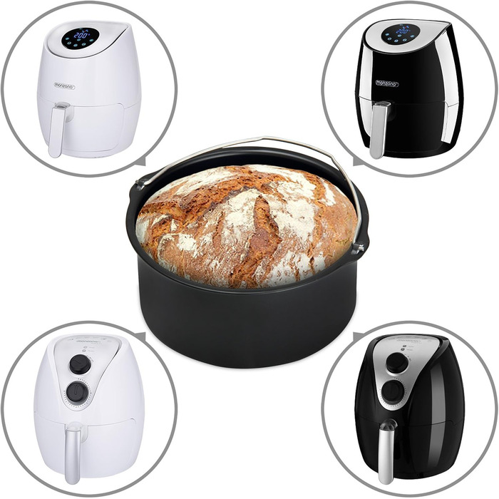 Універсальні аксесуари для випічки 1200 мл Кошик для хліба в посудомийній машині Форма для випічки з антипригарним покриттям