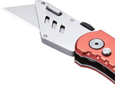 Ніж складаний, складаний ніж, легкий алюмінієвий корпус, червоний