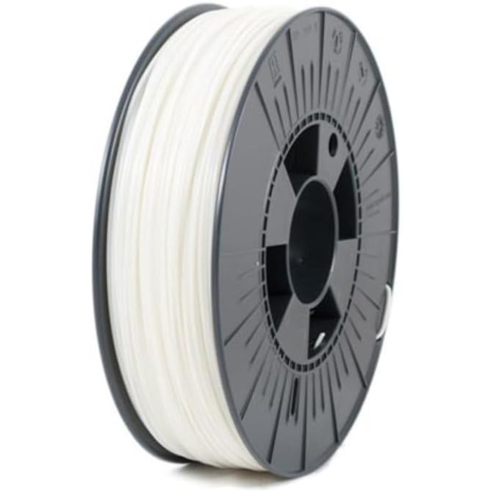 Ніть, 1.75 мм, біла, 750 г, ідеально підходить для іграшок та інструментів, призначена для 3D-друку
