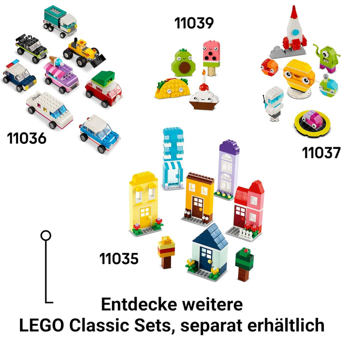 Конструктор LEGO Classic Креативна коробка для розваг, 680 деталей