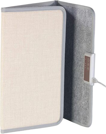 Інфрачервона нагрівальна панель Sichler для побутової техніки Складана інфрачервона нагрівальна панель далекого діапазону, до 65 C, 165 Вт, розмір M (Складана нагрівальна панель, міні-інфрачервоний обігрівач, килимок для підлоги з підігрівом)