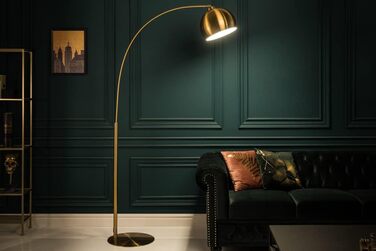 Ершер Riess Ambiente Elegant Arc Lamp LOUNGE DEAL 205см Золотий торшер Дуговий світильник Торшер Світильник для вітальні