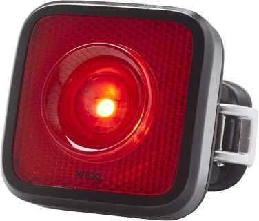 Задній велосипедний ліхтар Knog Blinder Mob StVZO, батарейковий/USB, червоний LED, чорний