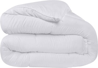 Постільна білизна Utopia Ковдра 200 x 200 см, Всесезонна ковдра 370 GSM Наповнювач, Дихаюча ковдра для сну, Ковдра, Super Soft Cud