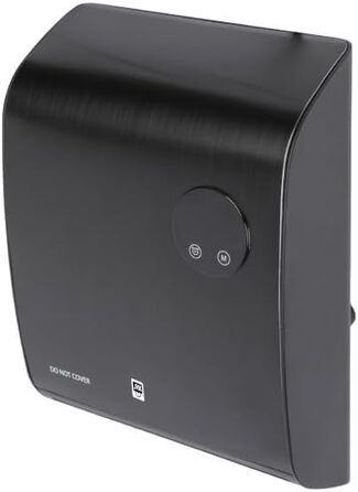 Вентиляторний обігрівач для ванної кімнати SHX 2000 Вт Термостат з пультом дистанційного керування Водонепроникний Безпечний для використання у ванній кімнаті, чорний