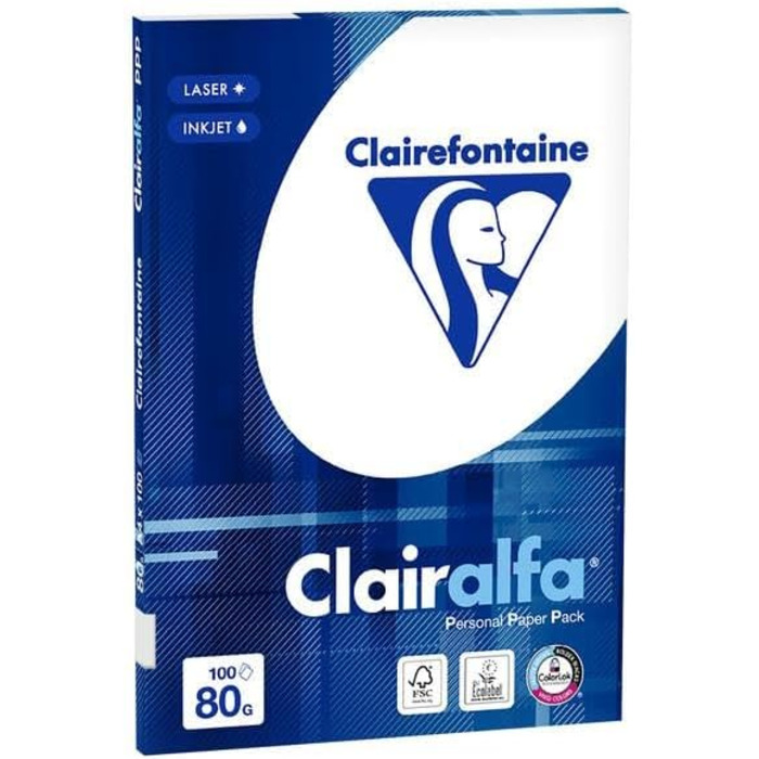 Багатофункціональний папір Clairalfa, DIN A4, 80 г кв.м, екстра білий