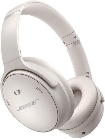 Бездротові шумозаглушувальні Bluetooth-навушники Bose QuietComfort 45, мікро, білі, один розмір, білий жорсткий кейс