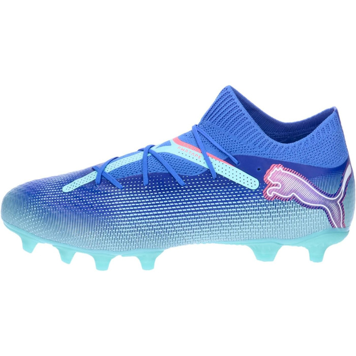Футбольні бутси PUMA Unisex Kinder Future 7 Pro Fg/Ag 40 EU Bluemazing Puma White Electric Peppermint