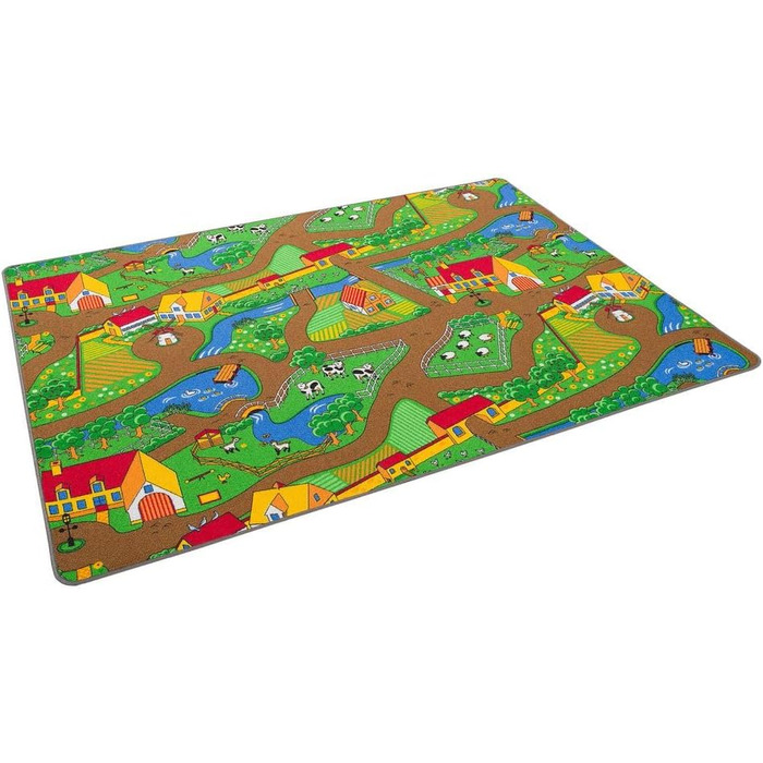 Килим Pergamon Street Килим двосторонній дитячий ігровий килимок для дитячої кімнати та ігрової кімнати 100х165 см Duoplay