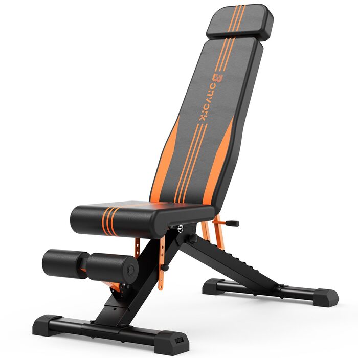 Складана лава для силових тренувань 400 кг, регульована тренувальна лава для тренування всього тіла, багатофункціональна похила лава для тренувань вдома або в спортзалі, 183 см, 400 кілограмів